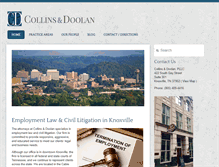 Tablet Screenshot of collinsdoolan.com